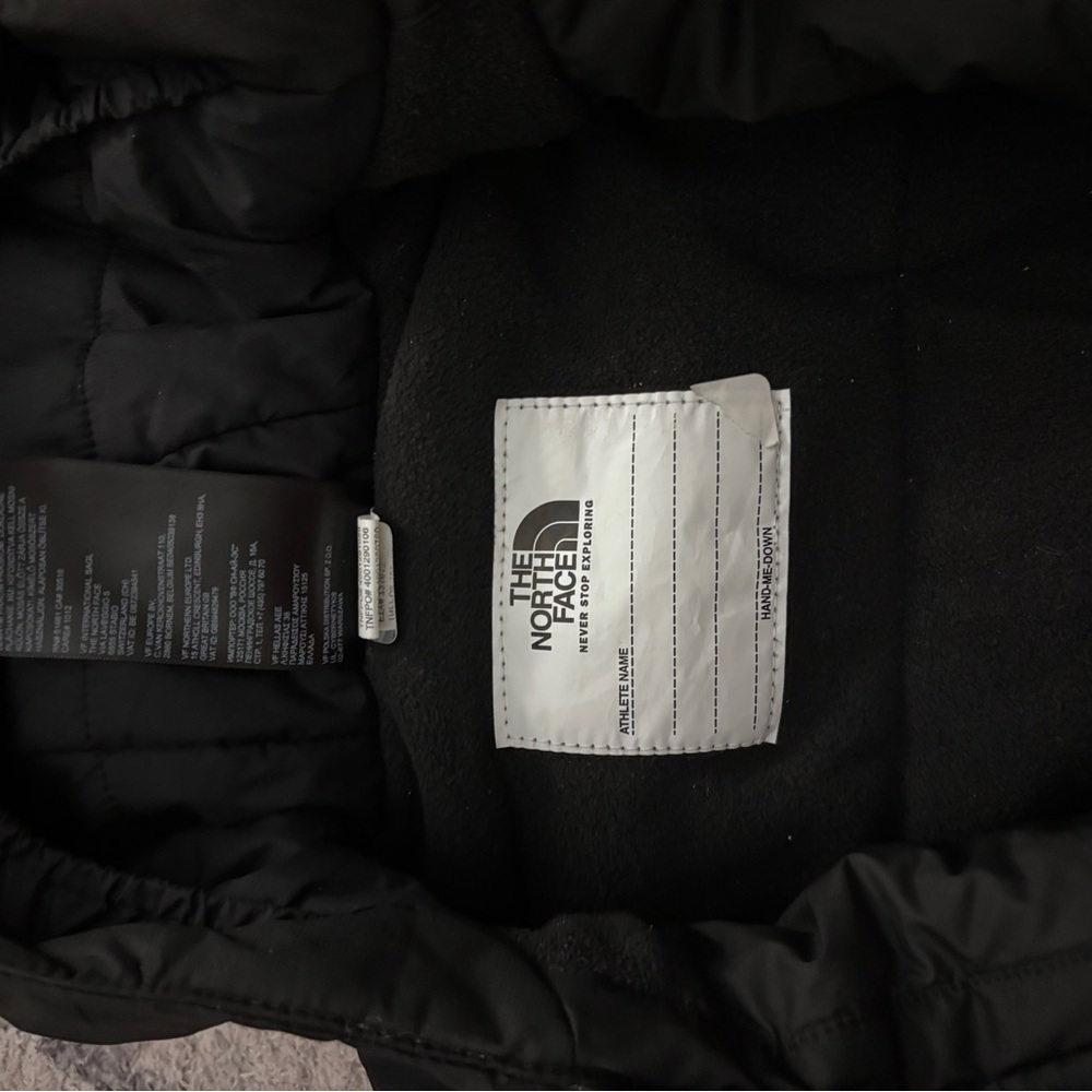 The North Face Black Quilted Snowsuit - Picture 2 of 3